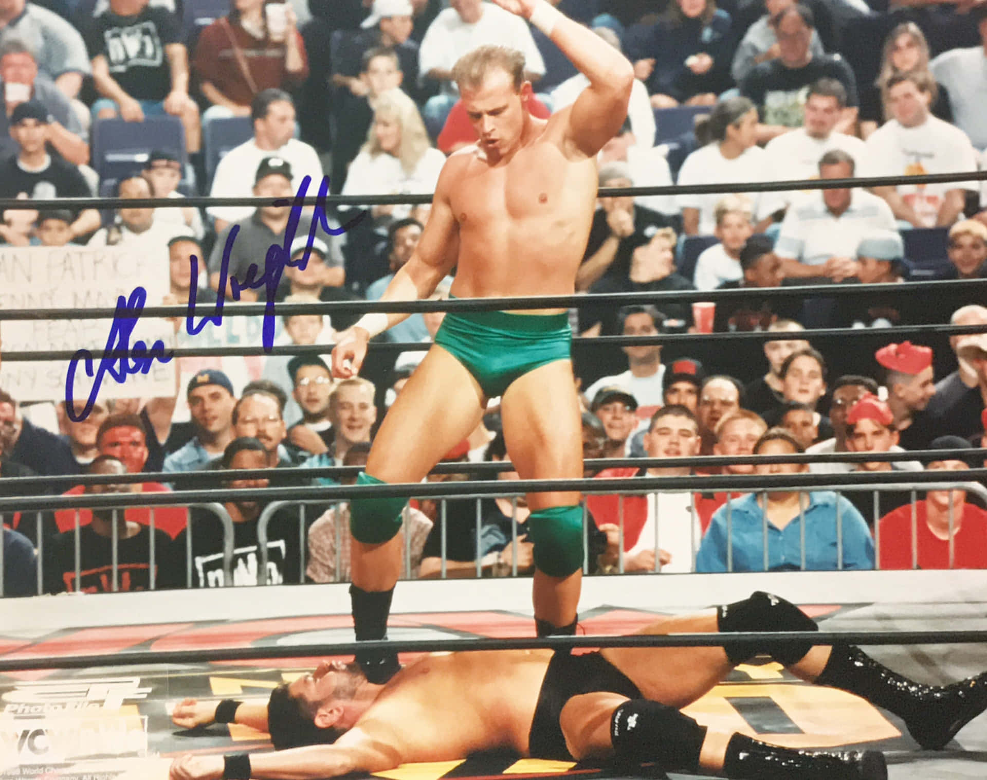 Autographed Photo of Alex Wright Wallpaper