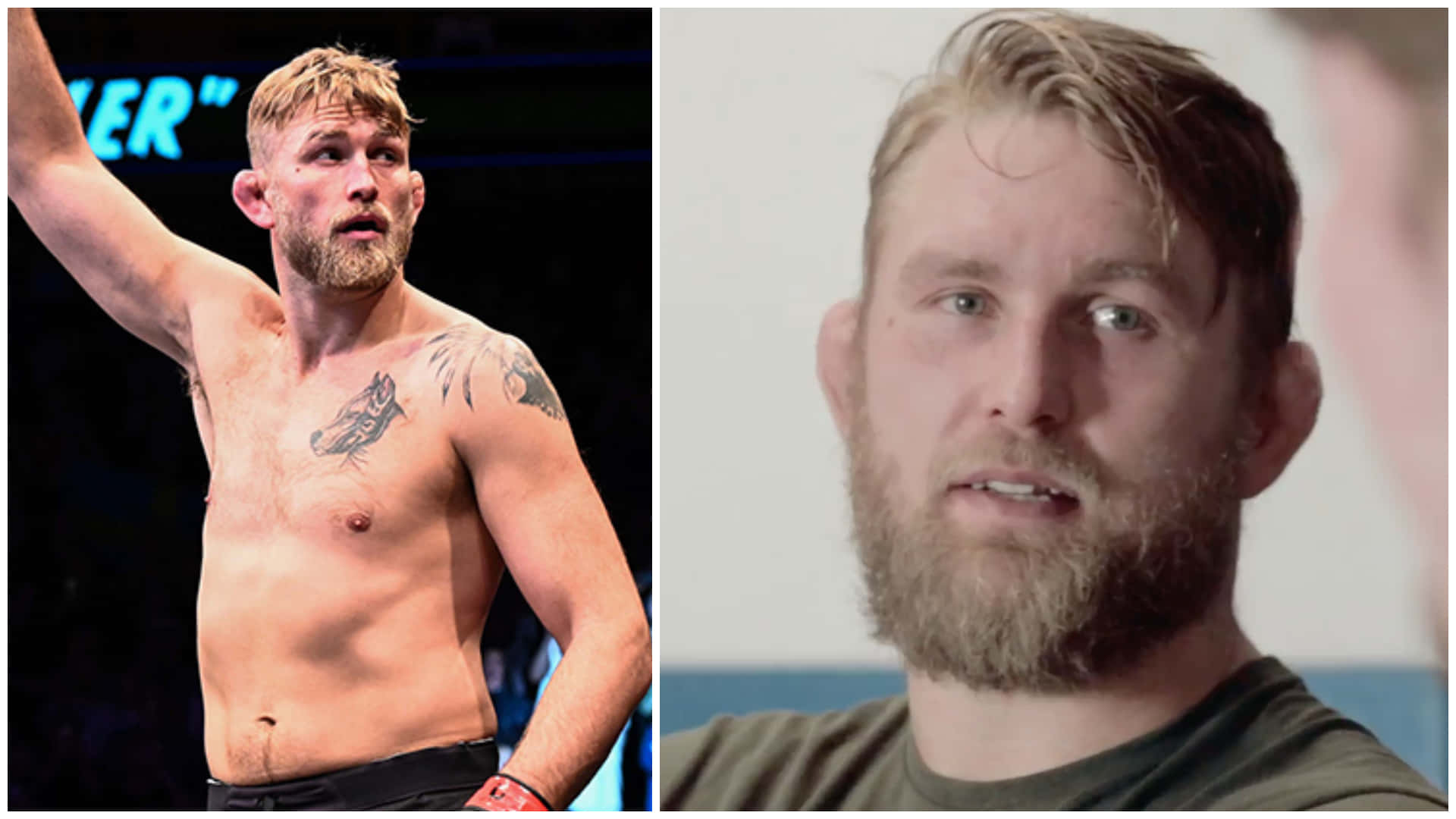 Alexander Gustafsson On And Off The Cage Wallpaper