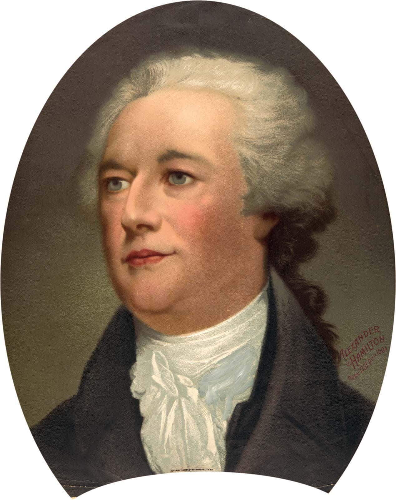 A Painting Of A Man With White Hair