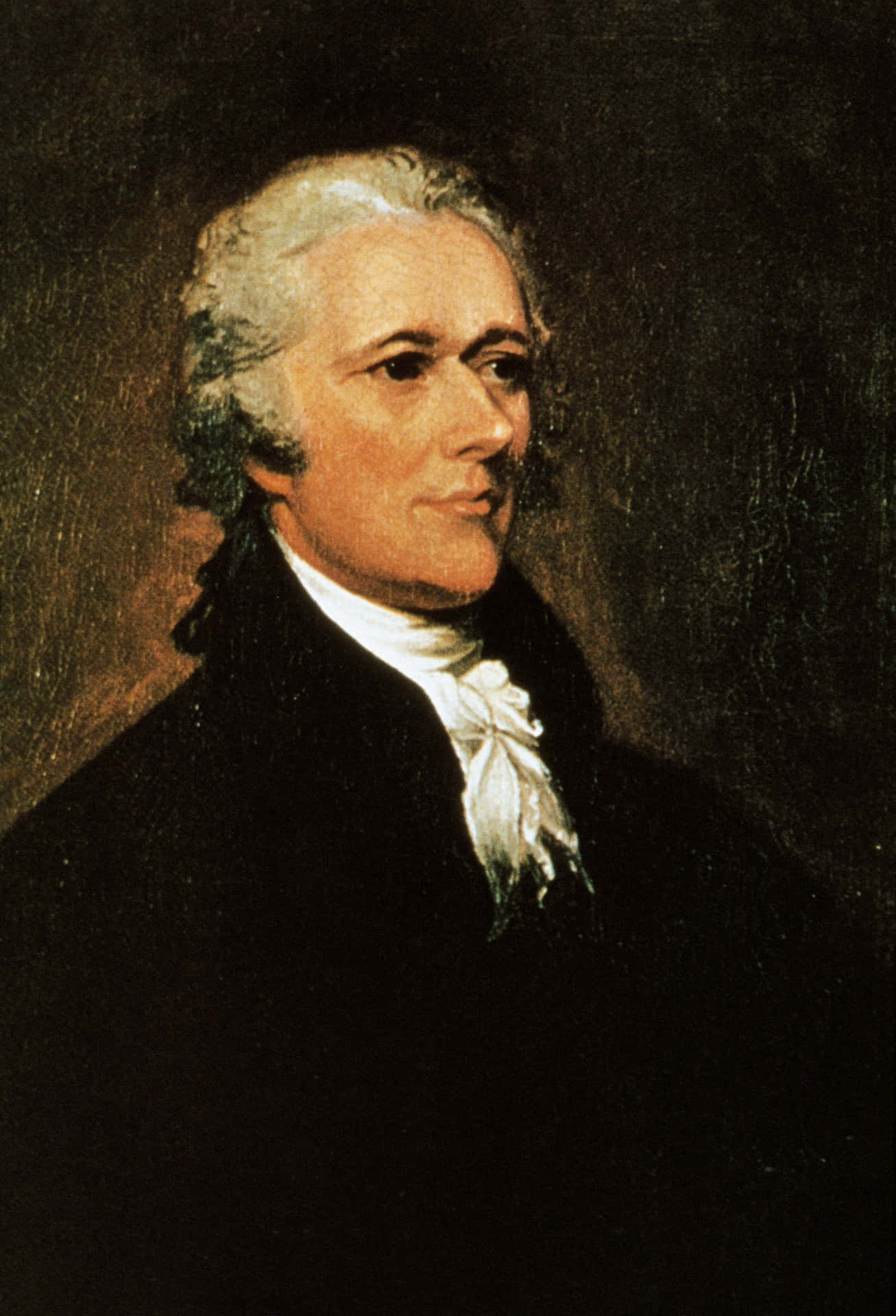 A Painting Of A Man In Black