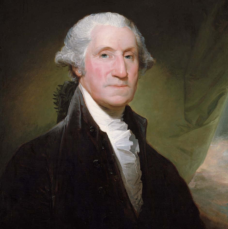 Georgewashington-målning - George Washington-tavla I Fint Konsttryck