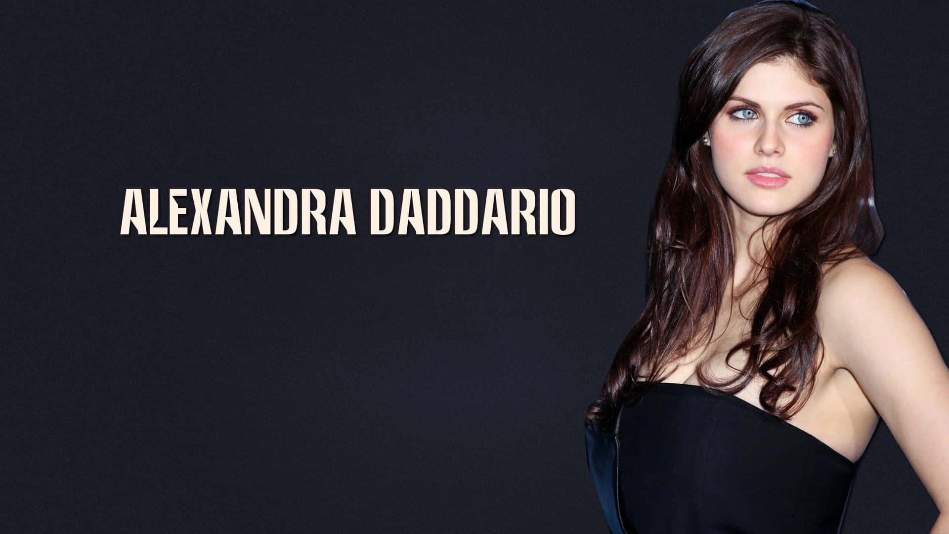 Stunning Alexandra Daddario in a candid portrait