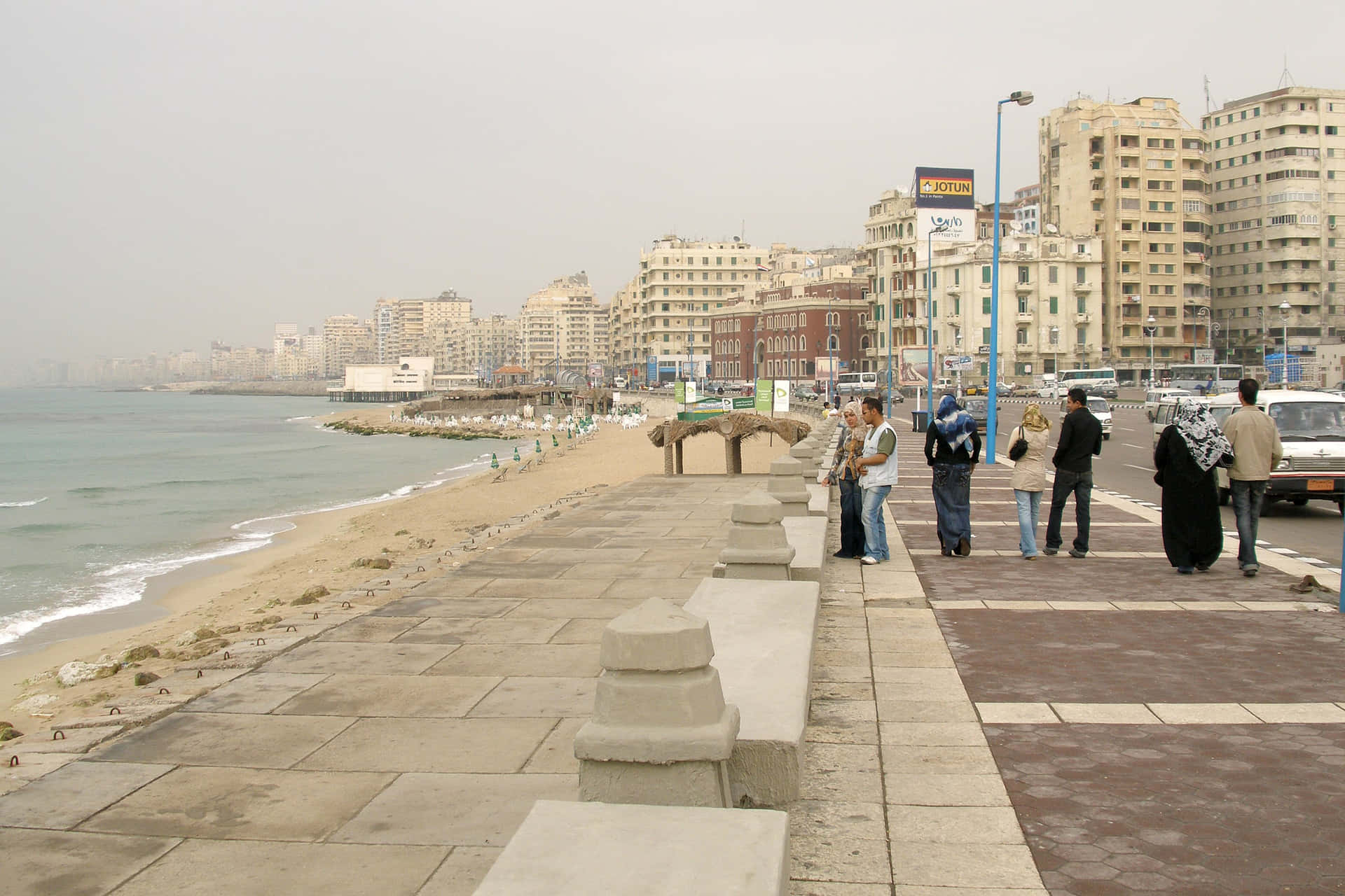 Historiskebygninger I Alexandria, Egypten