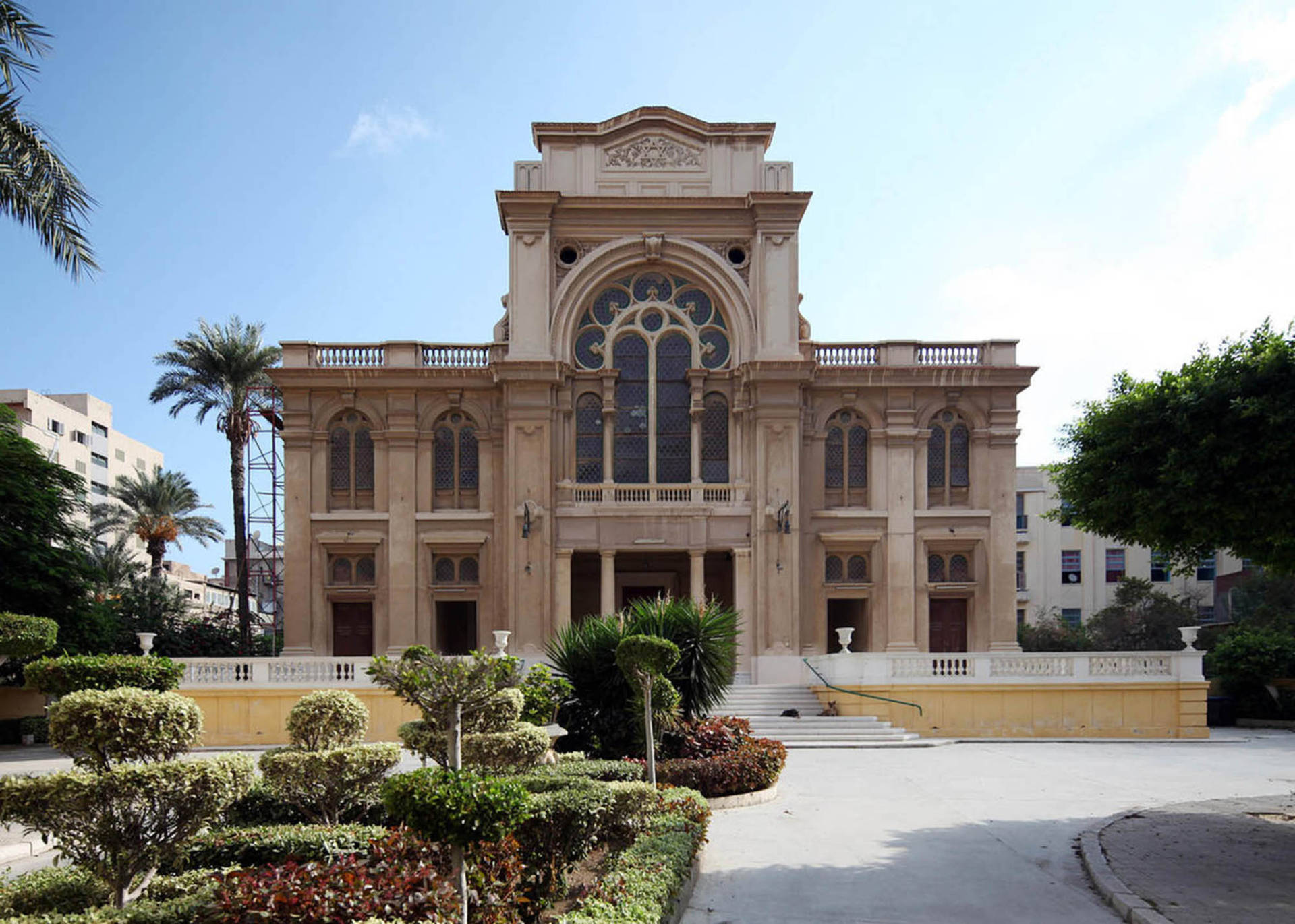 Sinagoga Di Alessandria Eliyahu Hanavi Sfondo