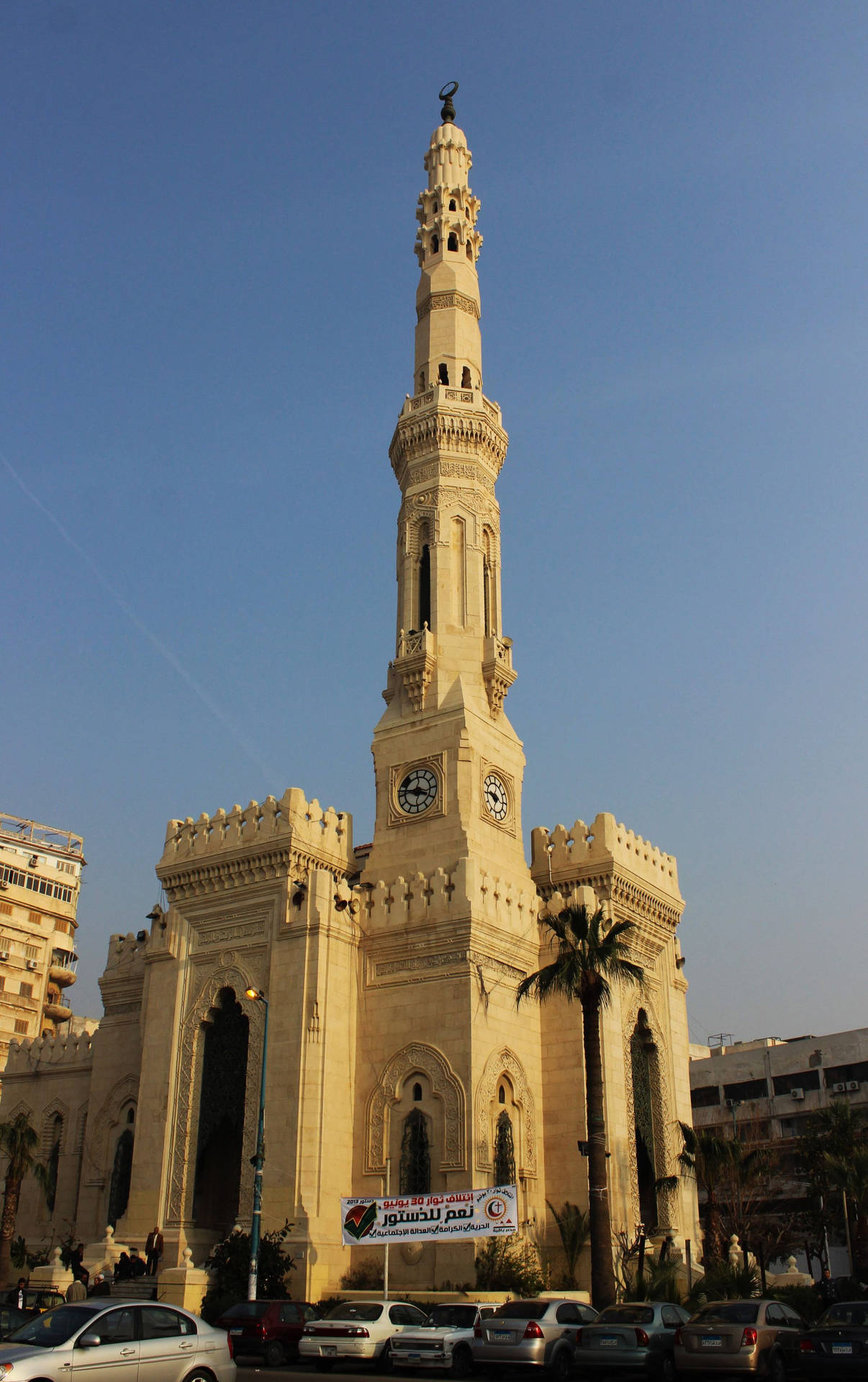 Alexandriaqaed Ibrahim Mosque: Alexandria Qaed Ibrahim Moschee Wallpaper
