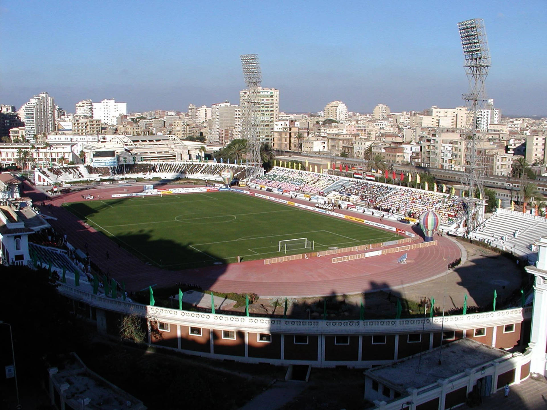 Alexandriastadion I Egypten. Wallpaper
