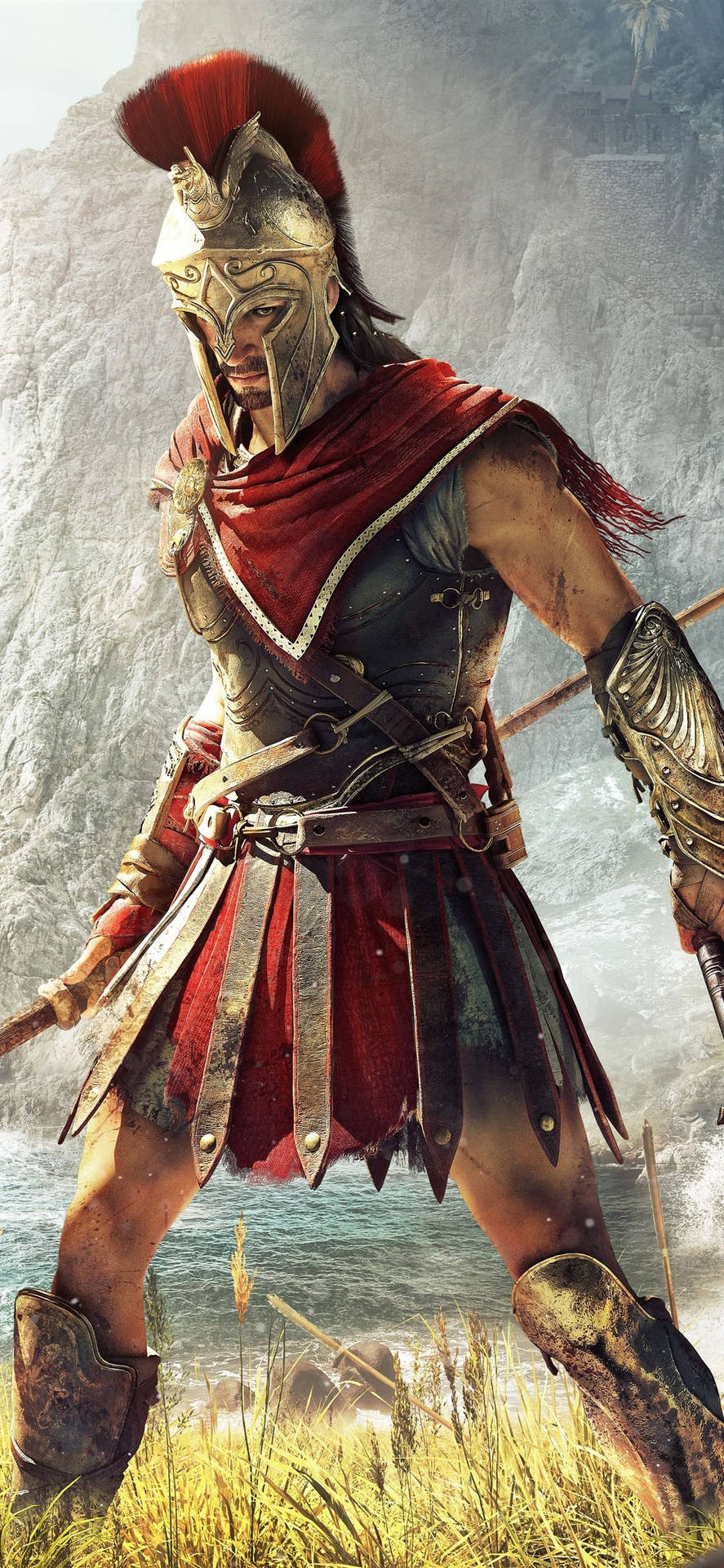 Alexios From Odyssey Iphone Wallpaper