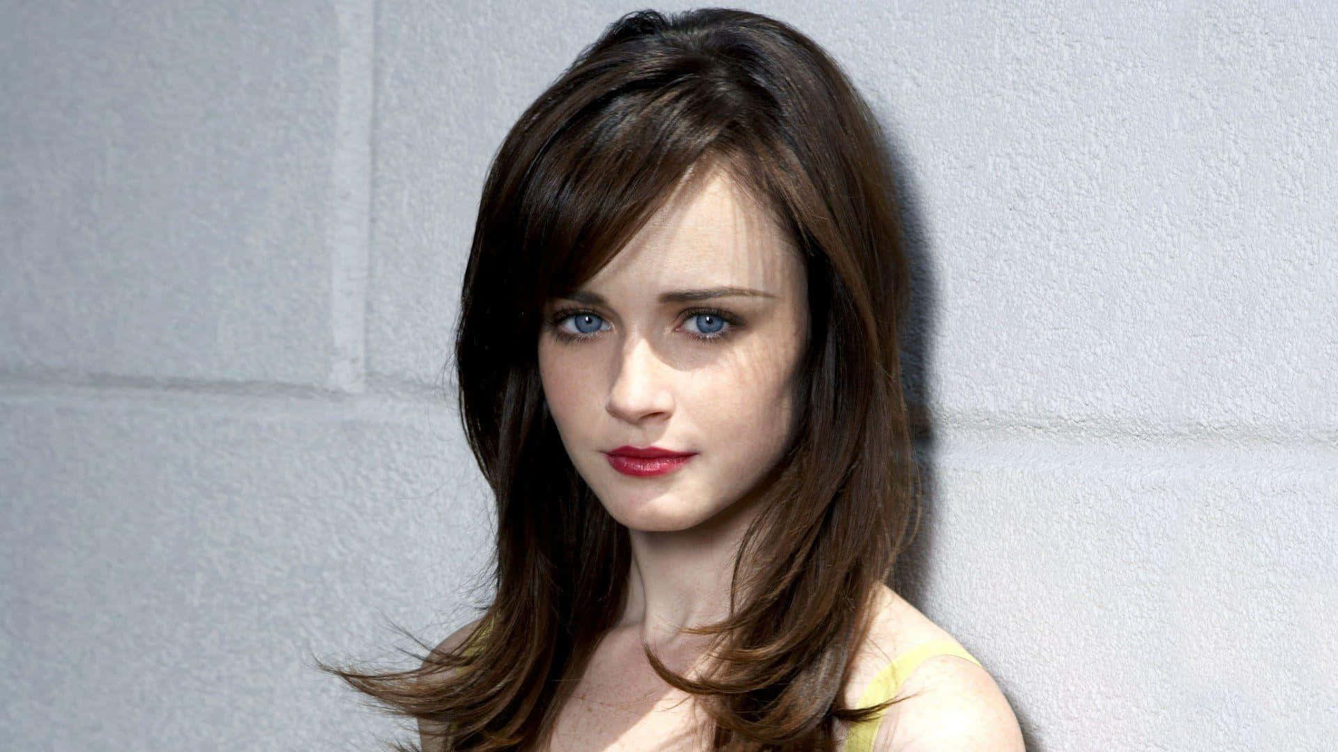 Alexis Bledel posing in a stunning photoshoot Wallpaper