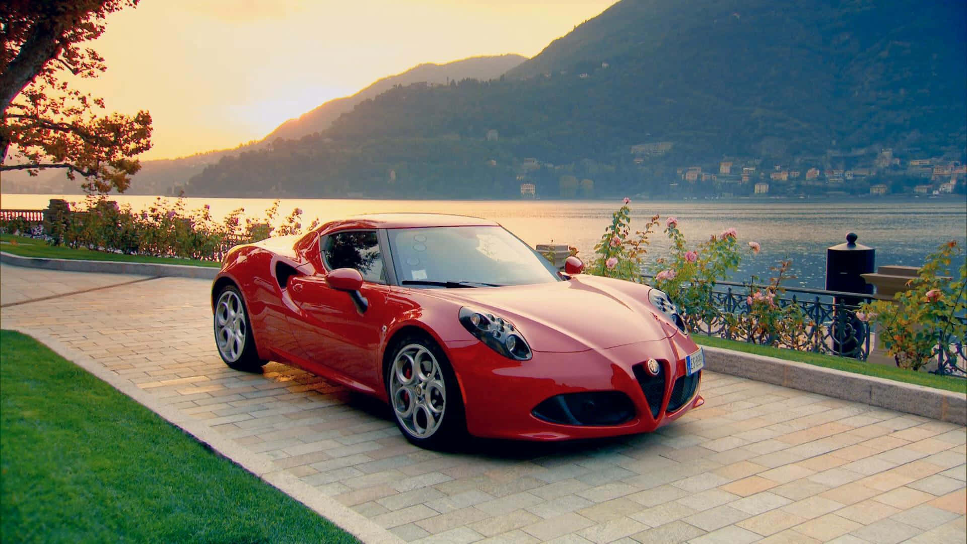 Elegantecoche Deportivo Alfa Romeo 4c Fondo de pantalla