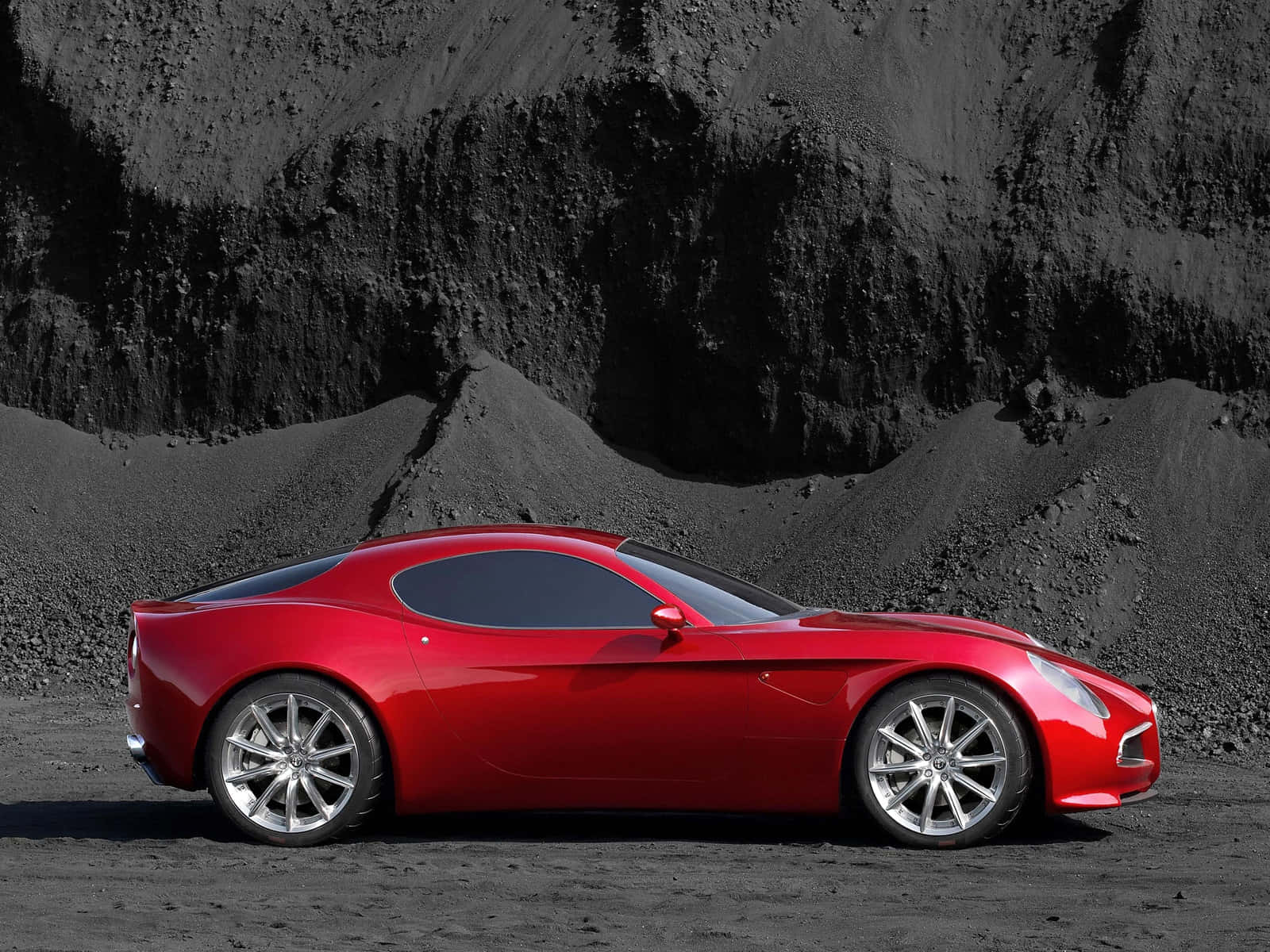 Alfaromeo 8c Competizione - La Belleza Se Encuentra Con El Rendimiento Fondo de pantalla