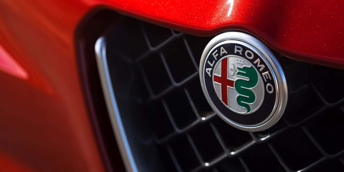 Alfa Romeo Badge Closeup Wallpaper