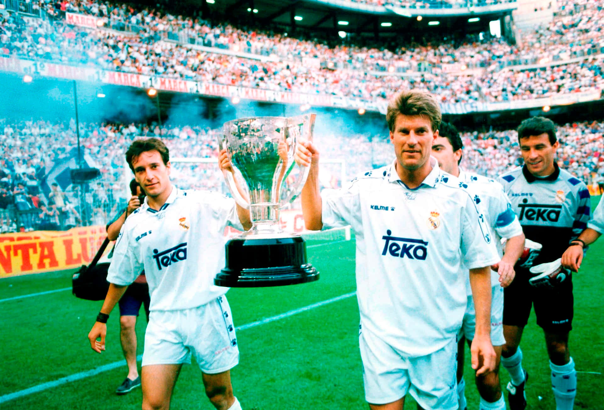 Alfonso Perez And Michael Laudrup Wallpaper