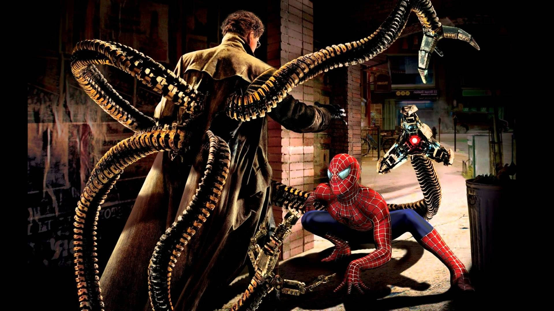 Alfred Molina Doctor Octopus Spider-man Face Off Background