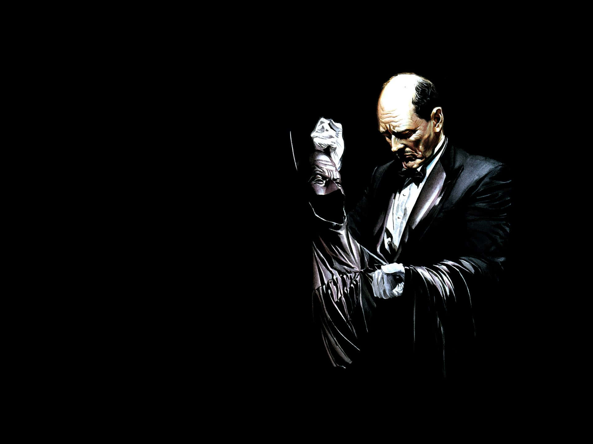 Alfred Pennyworth, the Trusted Confidant of Batman and Wayne Family Wallpaper