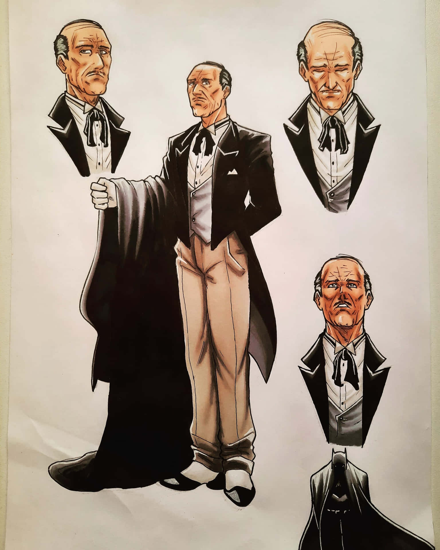 Alfred Pennyworth - The Loyal Butler of Wayne Manor Wallpaper