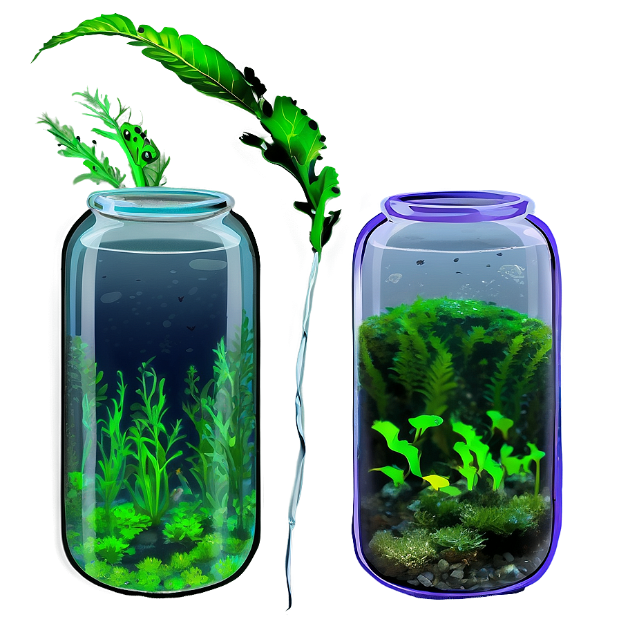 Algae In Aquarium Png Omo12 PNG