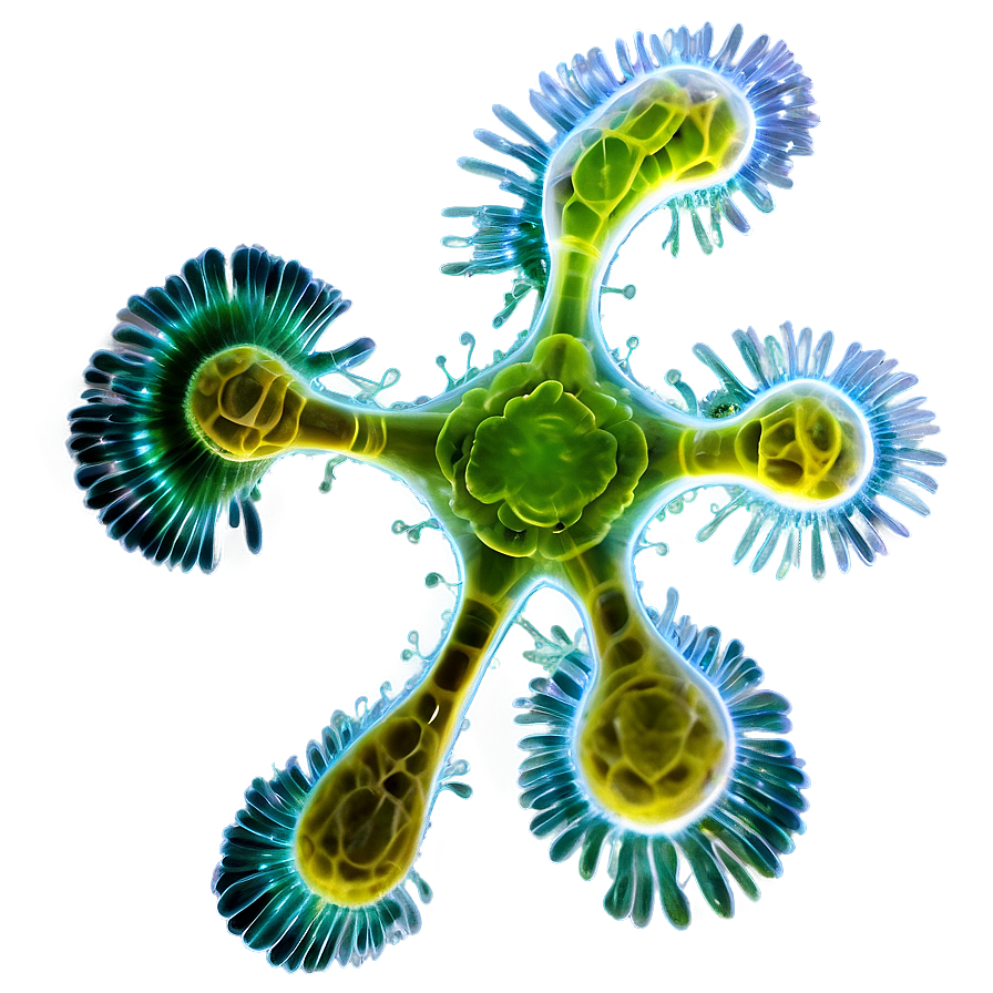 Algae Under Microscope Png 06212024 PNG