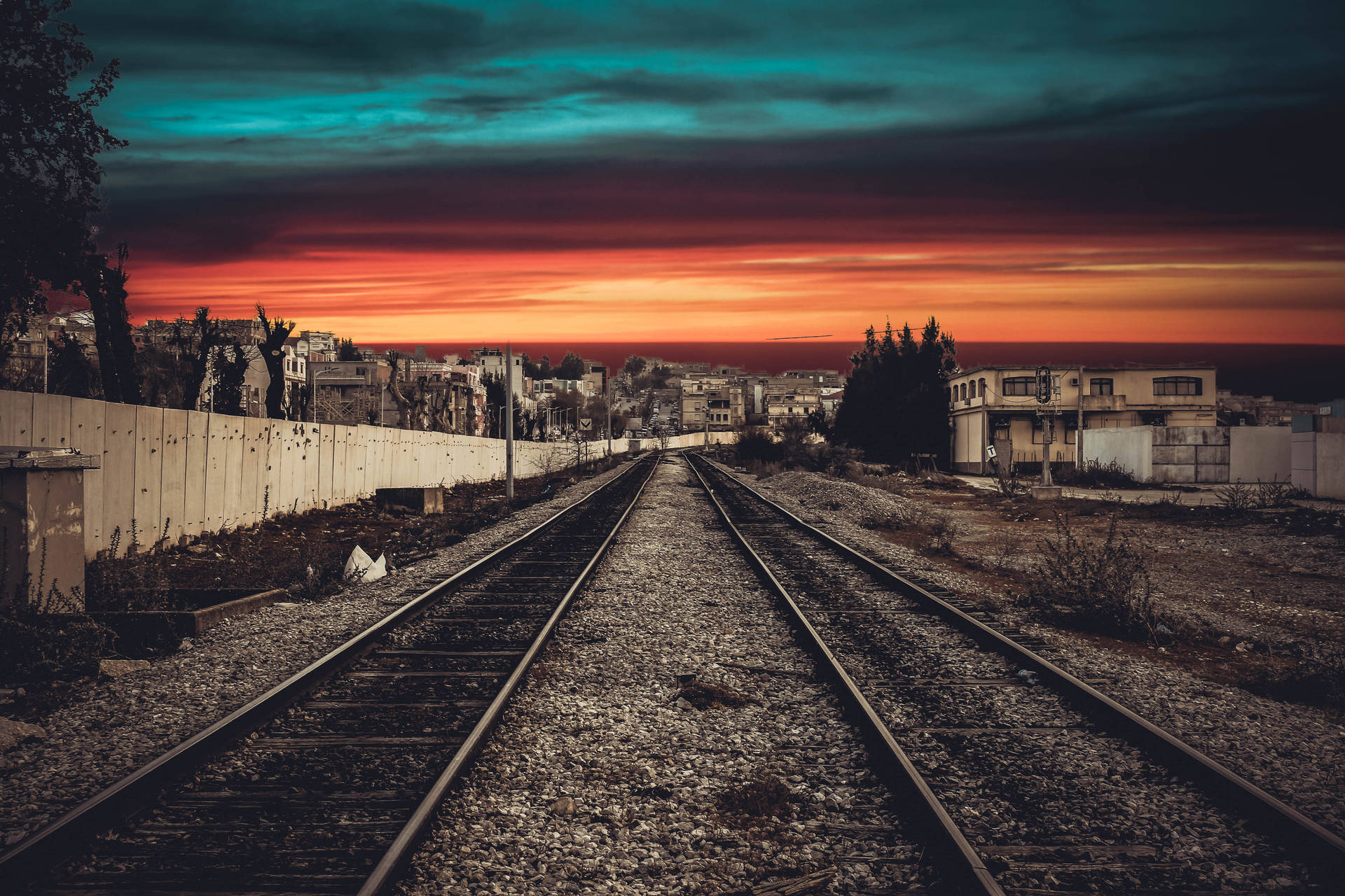 Algeria Railway Photography Background