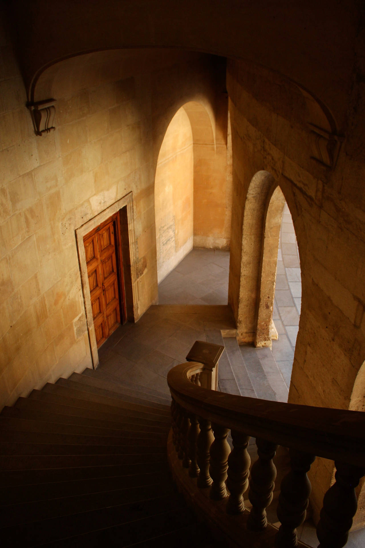 Escalerasde La Alhambra Bajando Fondo de pantalla