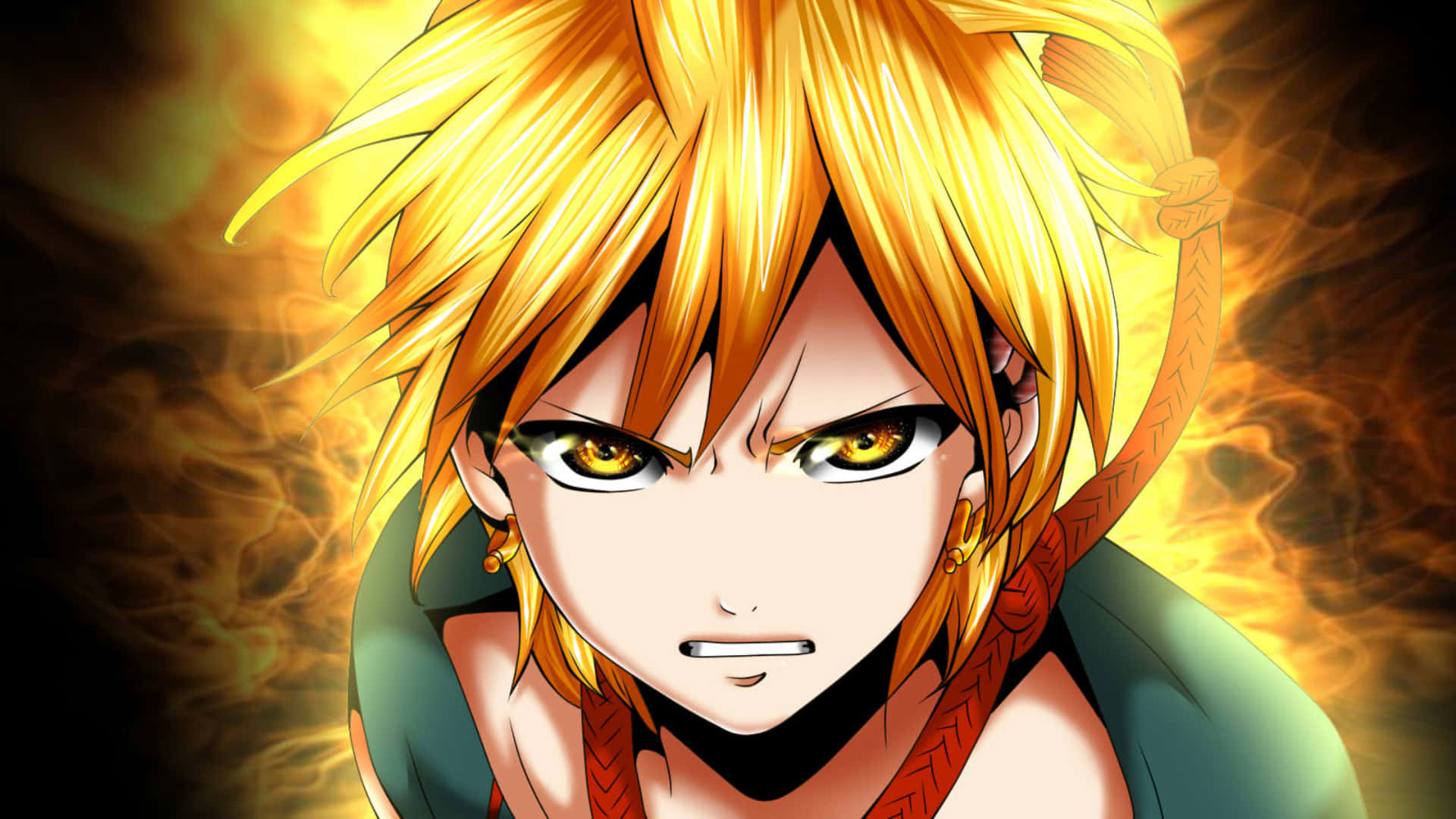 Alibaba Saluja - The Mighty King From The Anime Magi Wallpaper