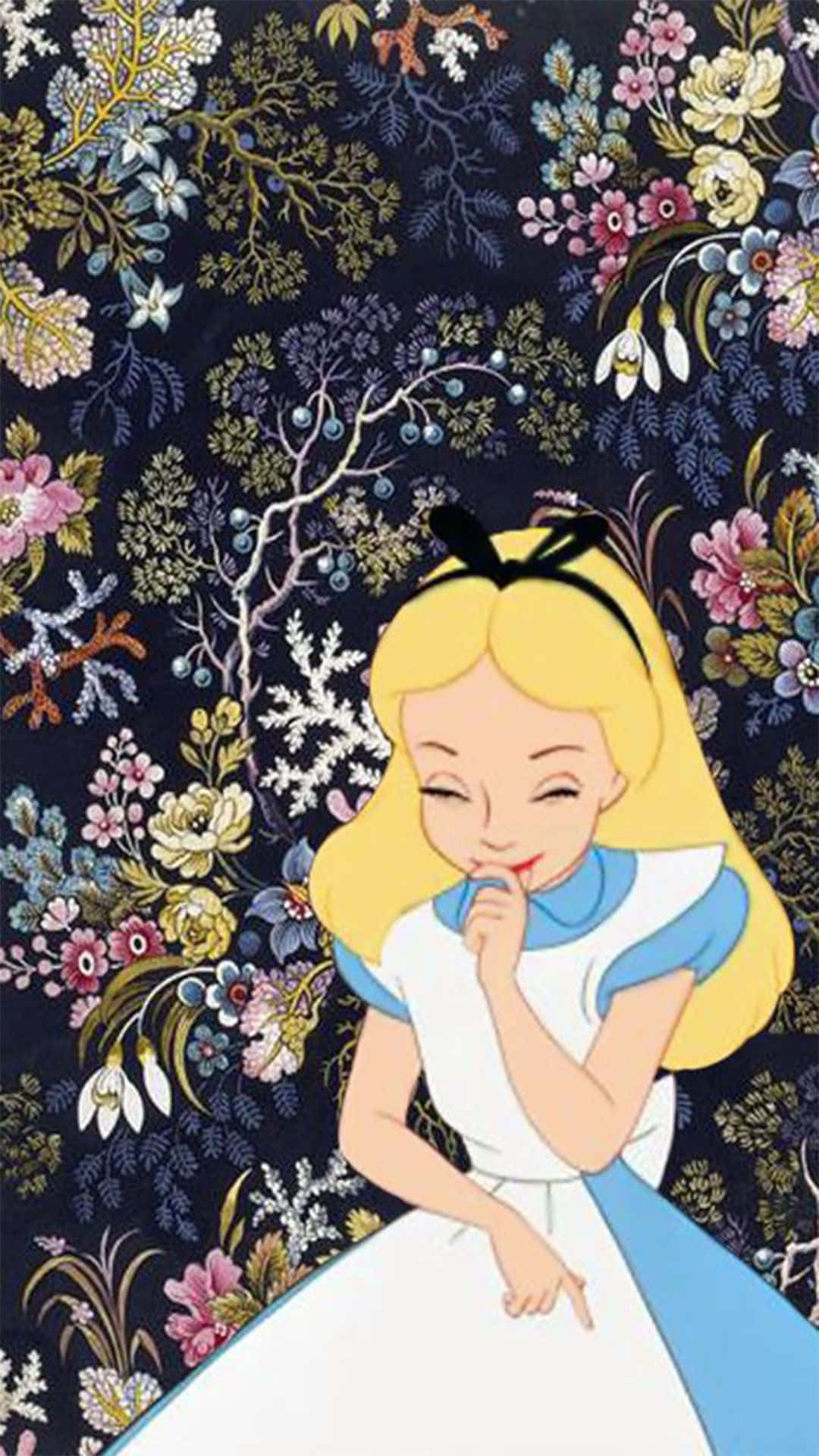 Alice Chases the White Rabbit through the Maze of Wonderland