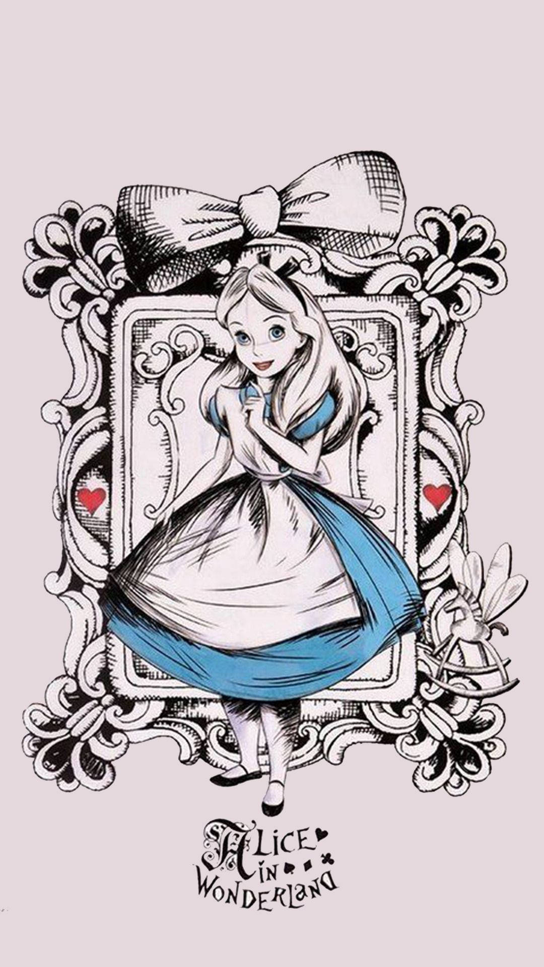 alice in wonderland drawings anime