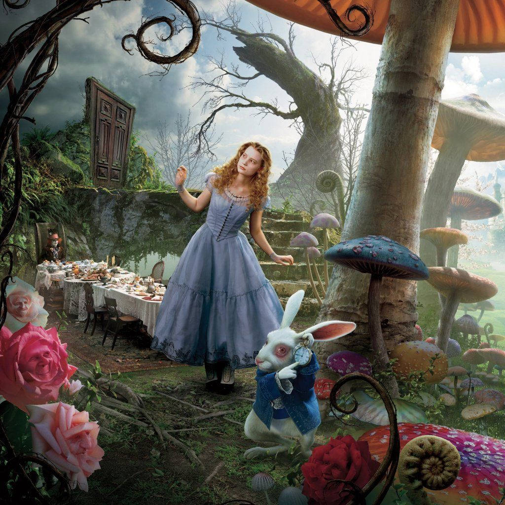 Journey down the rabbit hole into Wonderland Wallpaper