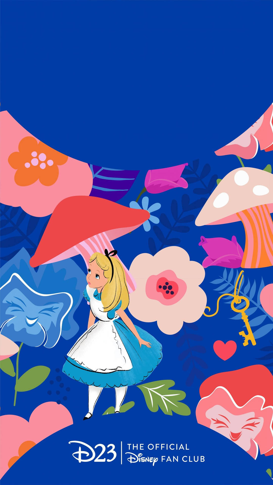 "Follow Alice down the rabbit hole with this Alice in Wonderland Phone!" Wallpaper