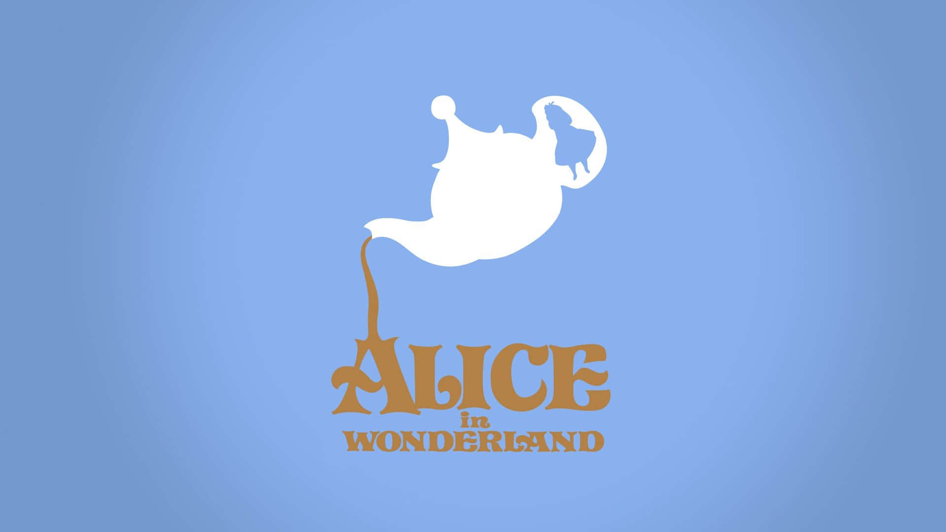 Alicemira Con Curiosidad Dentro Del Agujero Del Conejo Blanco.