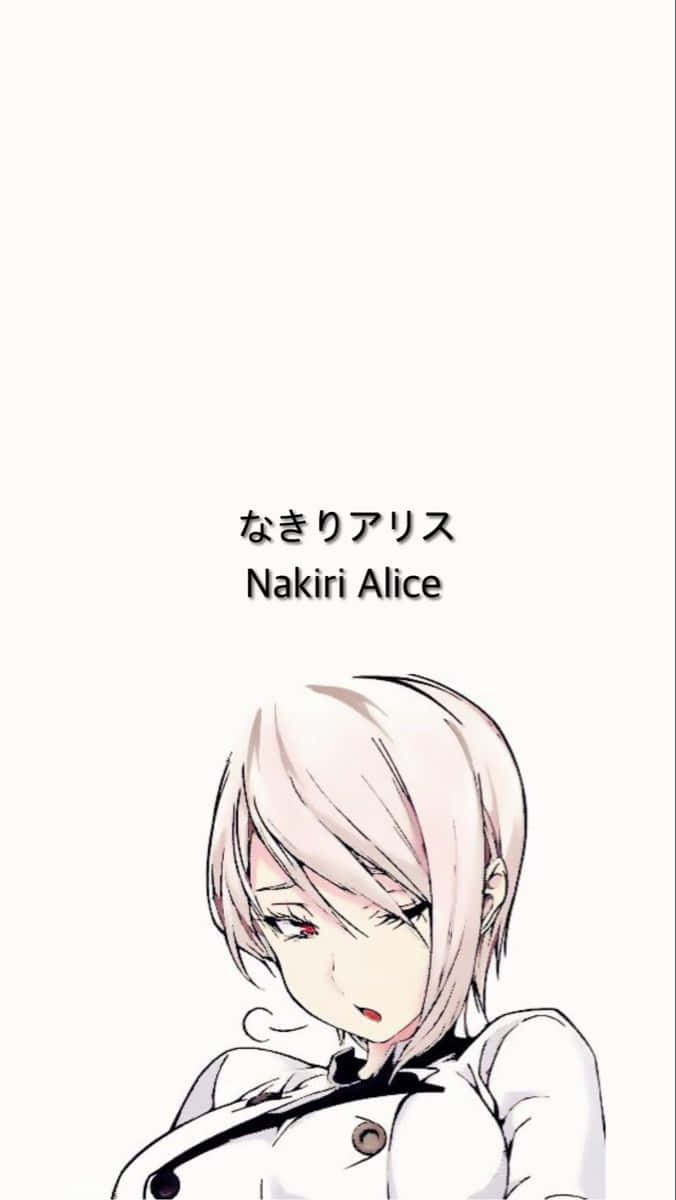 Alice Nakiri Anime Personage Achtergrond