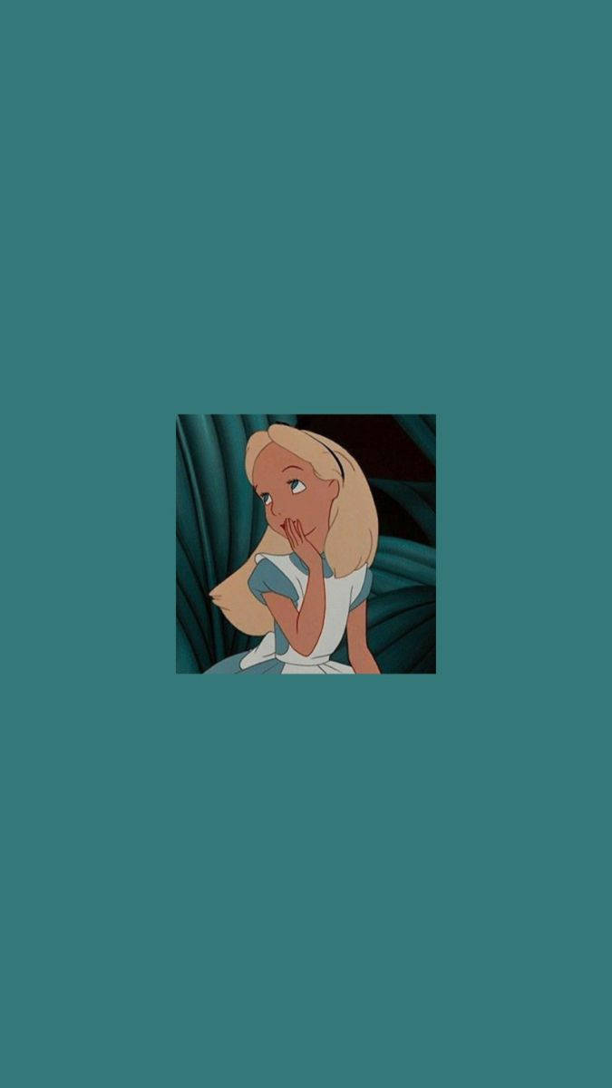Alice Turquoise Aesthetic Cartoon Disney