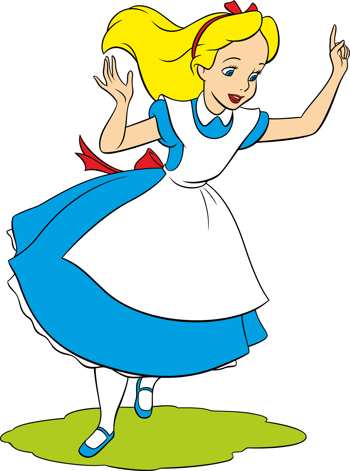 Alicein Wonderland Cartoon PNG