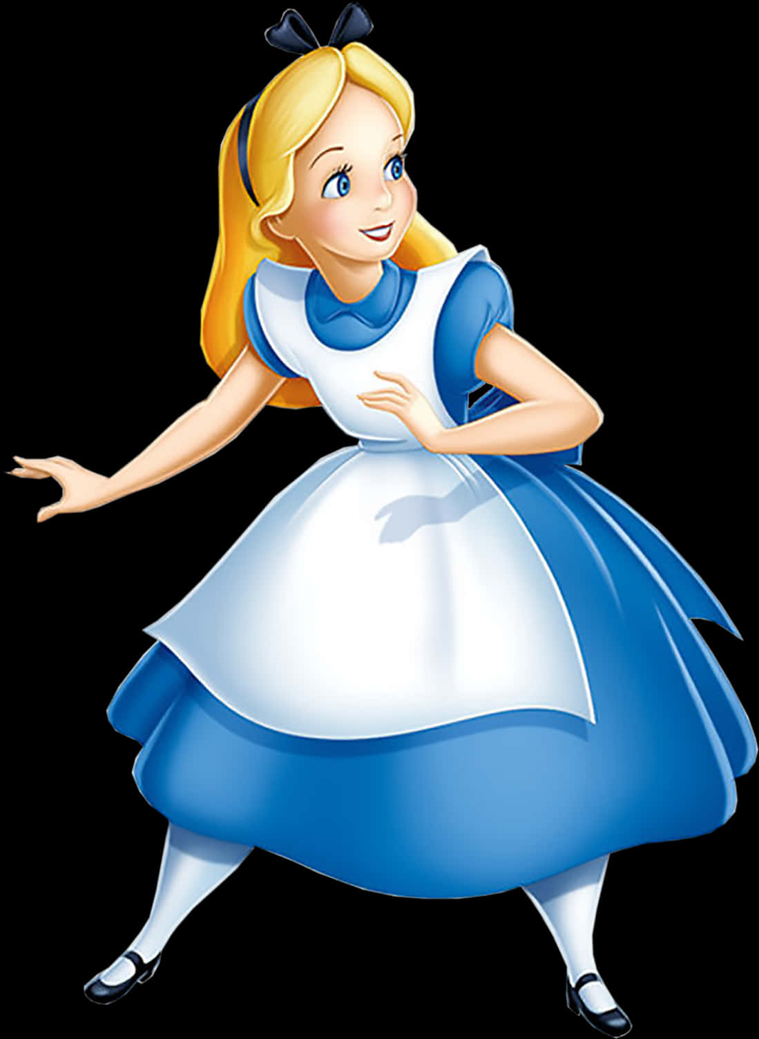 Alicein Wonderland Character Pose PNG