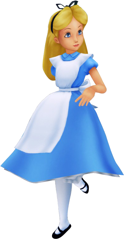 Alicein Wonderland Character Pose PNG