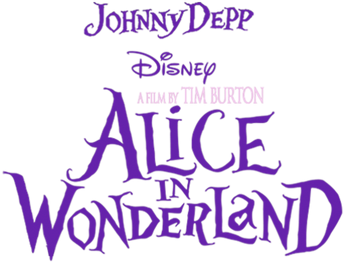 Alicein Wonderland Movie Title PNG