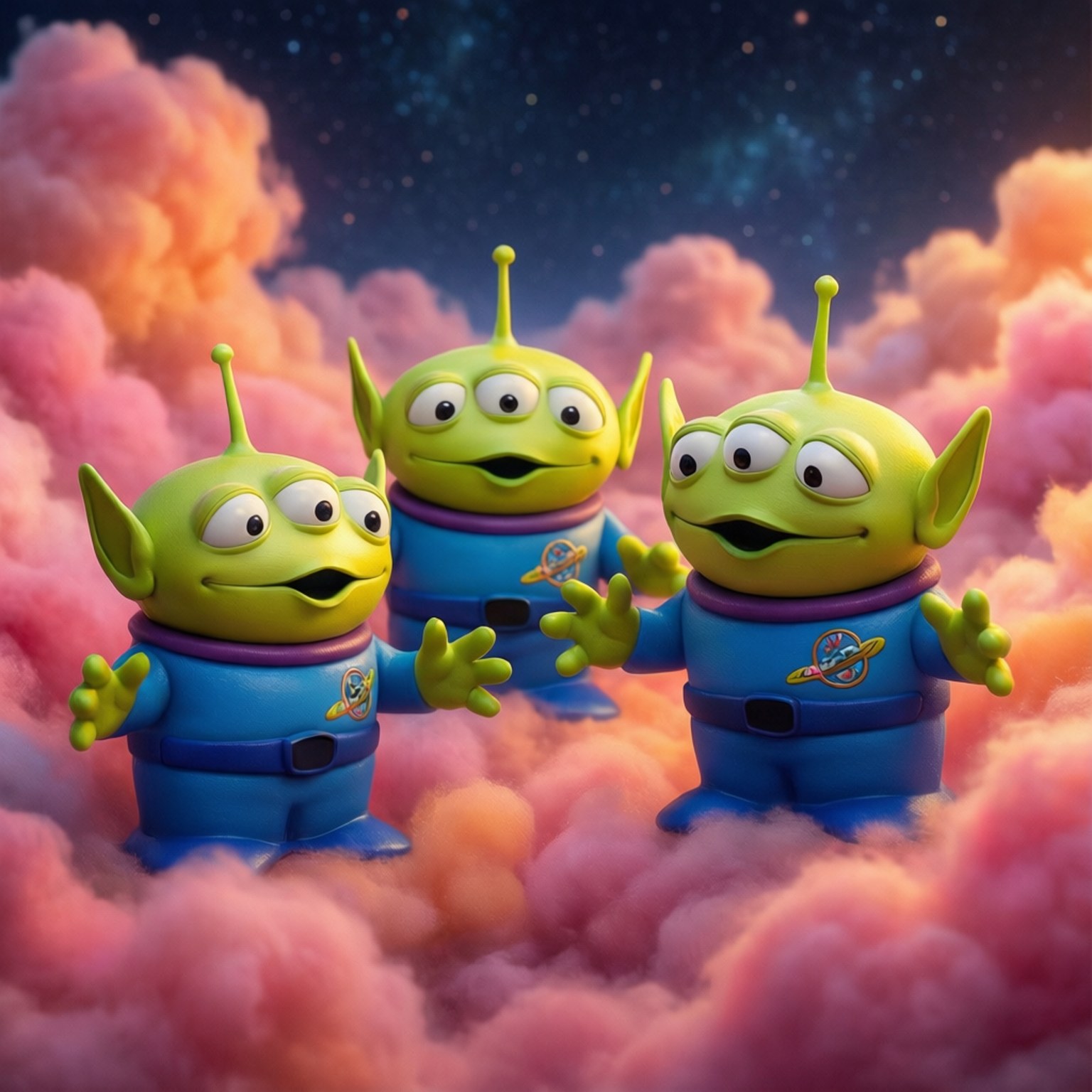 Alien Nuvem Flutuar Papéis de Parede