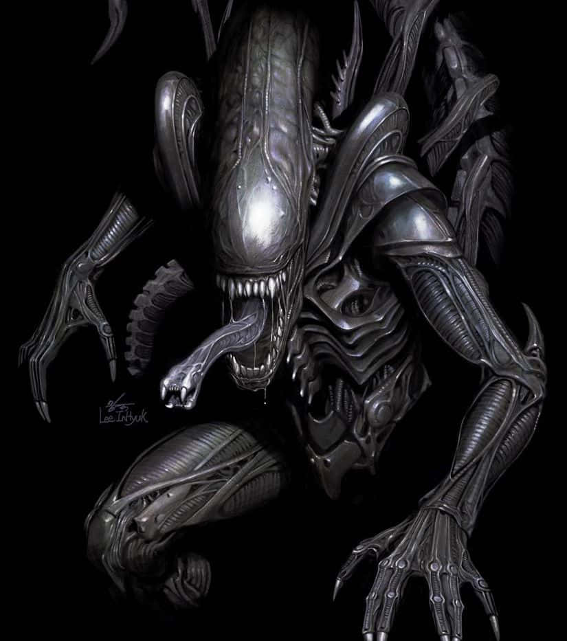 Alien Creature Artwork Wallpaper