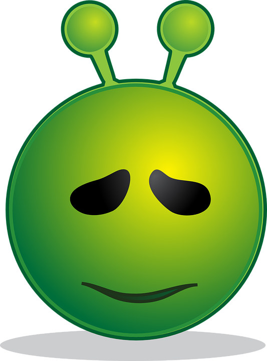 Alien Emoji Expression PNG