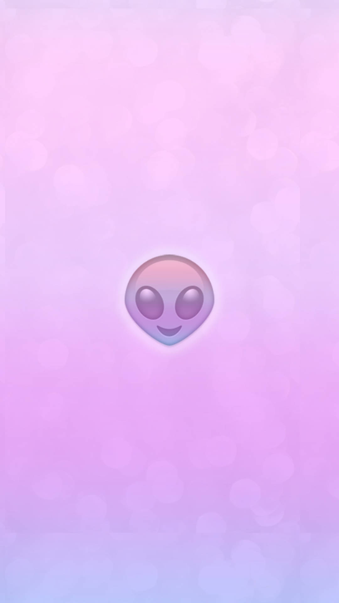 Alien Emoji Purple Iphone Wallpaper