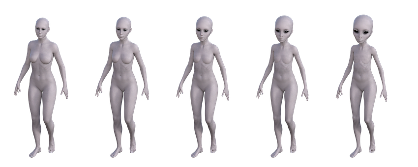 Alien_ Figures_ Progression PNG