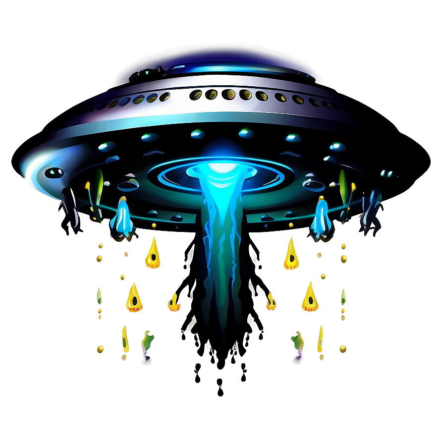 Alien Invasion Flying Saucer Png Nio PNG