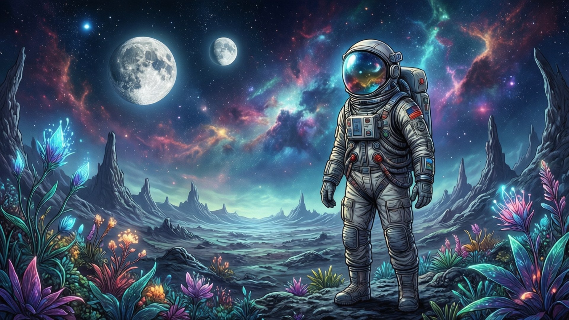 Alien Planet Explorer Achtergronden