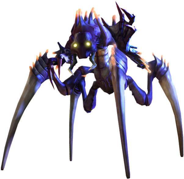 Alien Spider Creature Enemy PNG