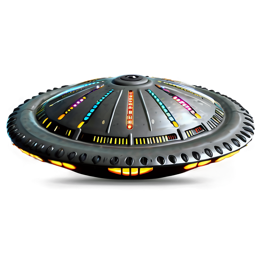 Alien Tech Flying Saucer Png 06202024 PNG