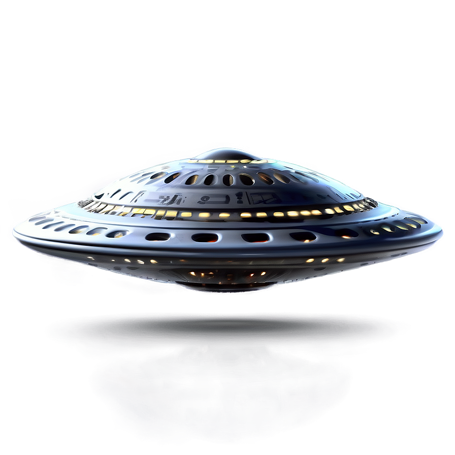 Alien Tech Flying Saucer Png Pqw92 PNG