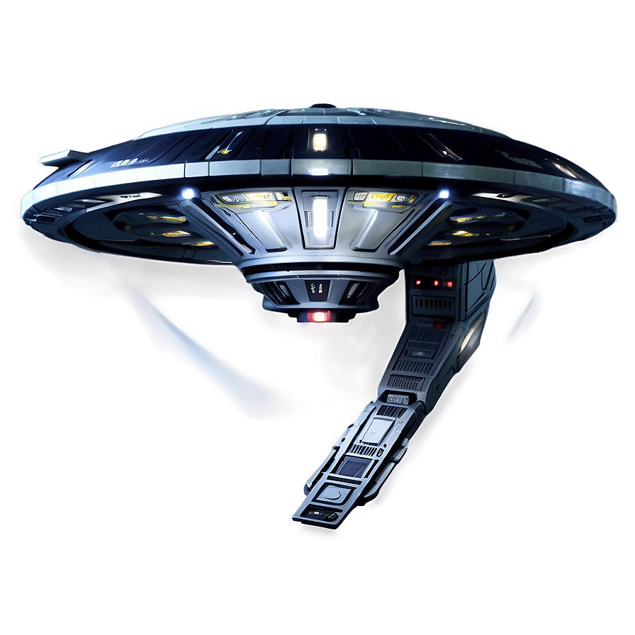 Alien Technology Starship Png 06202024 PNG