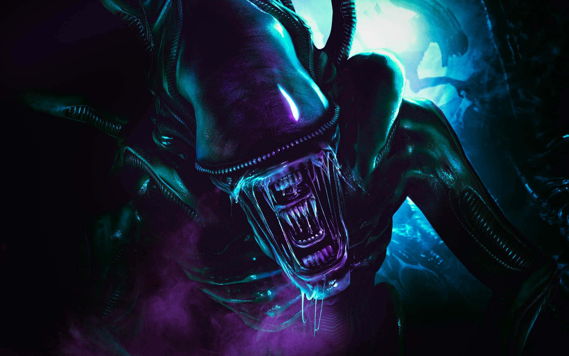 Alien Vs Predator Ferocious Mouth Wallpaper