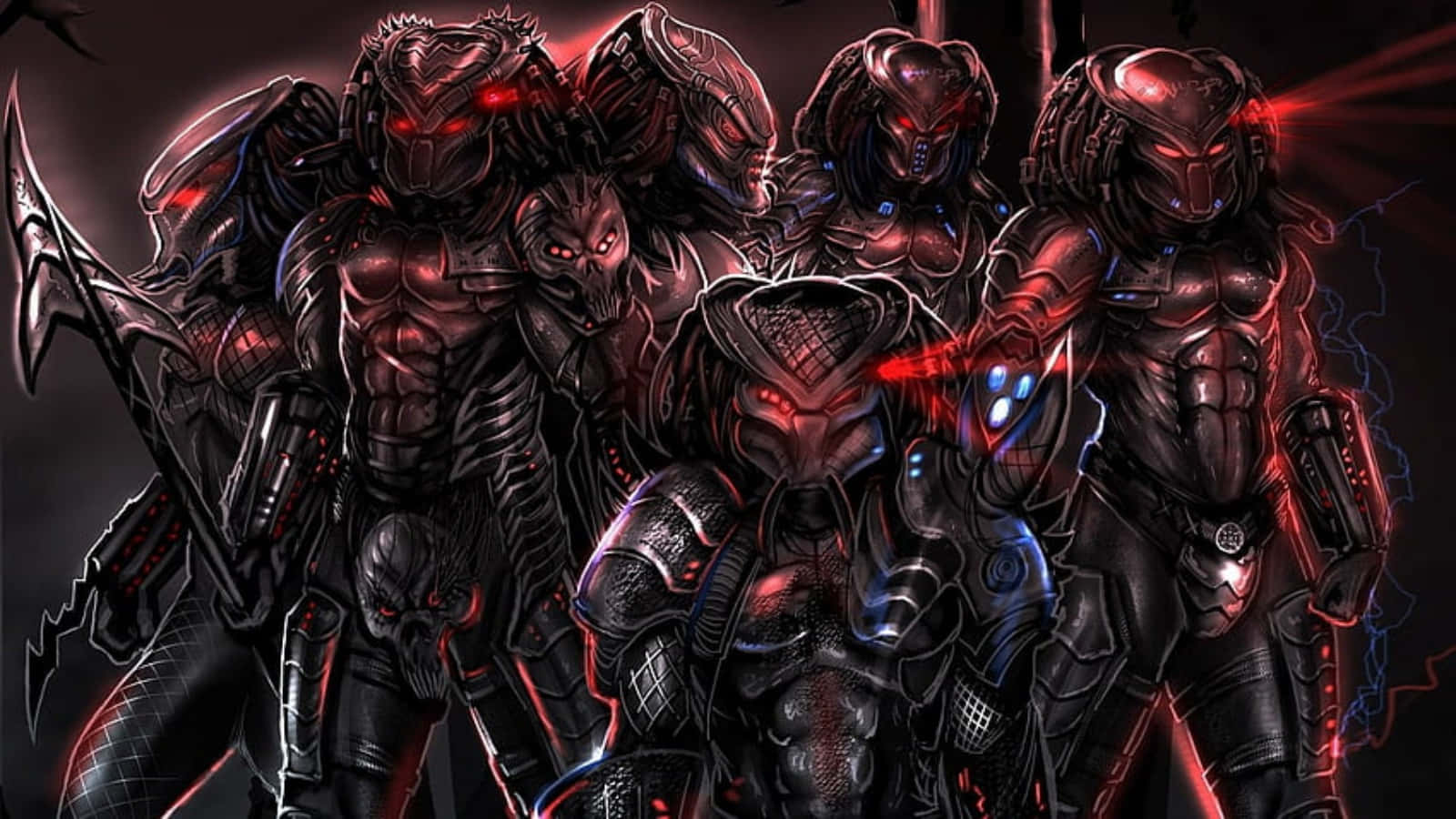 Família Alien Vs Predator. Papel de Parede