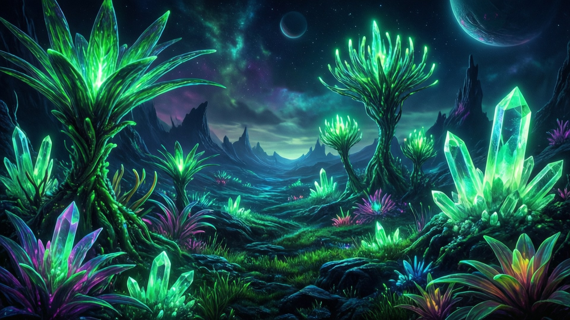 Alien World Bakgrundsbilder