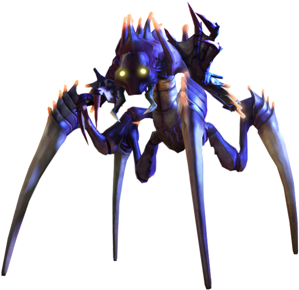 Alien_ Spiderlike_ Entity PNG